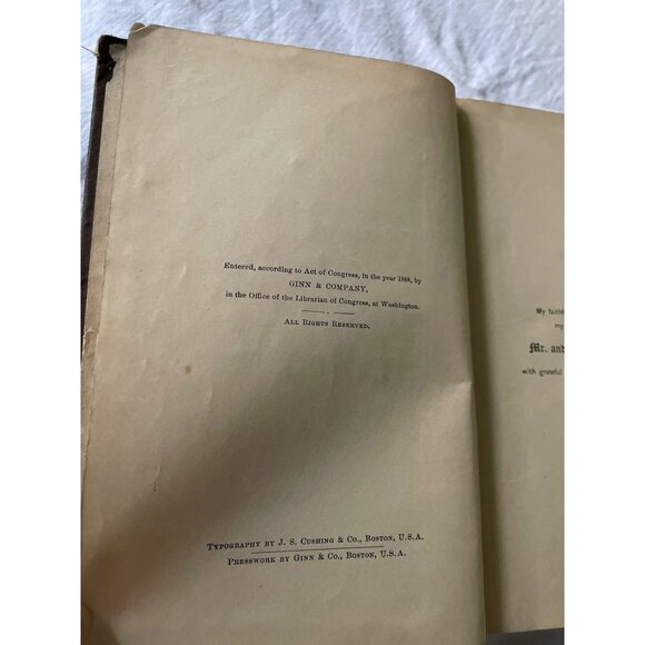 Lessons In English Lockwood 1895 Hardcover Book Language Composition Rhetoric Li - Picture 8 of 16